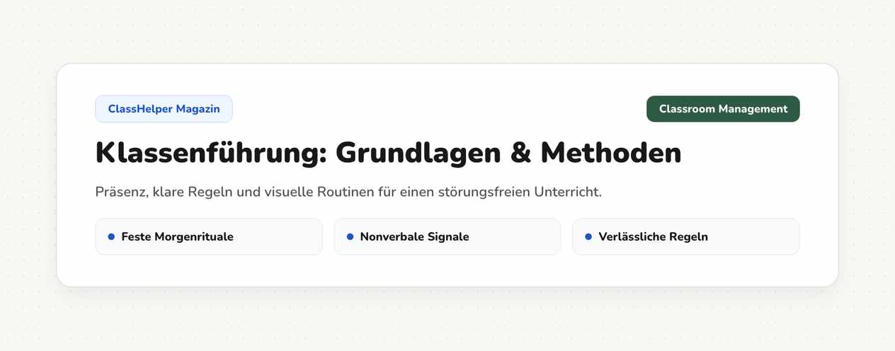 Klassenregeln und Lärmampel nebeneinander auf der digitalen Tafel während einer Erarbeitungsphase, Klasse 6b