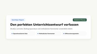 Verlaufsplan einer Stunde mit fünf Phasen und Minutenangaben auf der digitalen Tafel, daneben ein Timer, Klasse 8b
