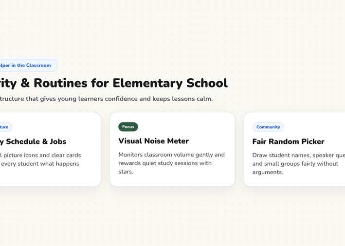 Elementary classroom daily schedule with completed checkmarks and a running visual timer