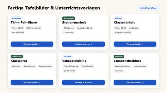Tafelbild Morgenkreis mit Datum, Klassendiensten und grüner Ampel an der digitalen Tafel